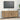 TV Kast artisanaal eikenkleurig 100 x 35 x 45 cm Bewerkt hout