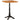 Bistrotafel Bruin 50 x 50 x 76 cm Massief acaciahout