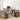 Bureau met lade Gerookt eiken 182 x 101 x 87.5 cm Bewerkt hout