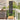 Tuin Privacy Screen Bloemen Zwart 32 x 140 cm Koudgewalst staal