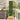 Tuin Privacy Screen Olijfgroen 32 x 140 cm Koudgewalst staal