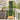 Tuin Privacy Screen Olijfgroen 32 x 140 cm Koudgewalst staal