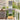 Tuin Privacy Screen Bloemen Zilver 32 x 140 cm Roestvrij staal