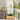 Tuin Privacy Screen Bloemen Wit 50 x 140 cm Koudgewalst staal