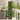 Tuin Privacy Screen Olijfgroen 32 x 140 cm Koudgewalst staal