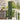 Tuin Privacy Screen Olijfgroen 32 x 140 cm Koudgewalst staal