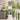 Tuinplant met Decoratief Paneel Zilver 32 x 140 cm
