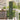 Tuin Privacy Screen Olijfgroen 32 x 140 cm Koudgewalst staal