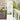 Tuin Privacy Screen Bloemen Wit 50 x 140 cm Koudgewalst staal
