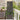 Tuin Privacy Screen Bloemen Zwart 50 x 140 cm Koudgewalst staal