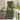 Tuin Privacy Screen Olijfgroen 50 x 140 cm Koudgewalst staal
