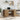 Bureau met plank artisanaal eikenkleurig Bewerkt hout