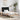 Bedframe Bruin en zwart 100 x 200 cm Massief grenenhout