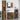 Badkamermeubelset 4 pcs Gerookt eiken 61 x 35 x 64 cm