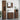 Badkamermeubelset 4 pcs bruin eikenkleur 61 x 35 x 64 cm