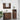 Badkamermeubelset 3 pcs bruin eikenkleur 76,5 x 35 x 64 cm