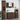 Badkamermeubelset 4 pcs bruin eikenkleur 30 x 35 x 192 cm