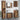 Badkamermeubelset met lade Oud Hout Engineered hout, Metaal