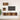 Wand TV Kast 4 pcs Oud hout 80 x 30 x 30.5 cm Bewerkt hout