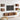 TV-kast 6 pcs Bruin 160 x 30 x 30 cm Bewerkt hout