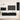 Wand TV Kast Wandgemonteerd 4 pcs Zwart eiken 200 x 30 x 30 cm