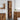 Hoge badkamerkast Oud hout 31.5 x 33 x 190 cm Bewerkt hout