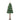 Slanke Kerstboom Groen 180 cm PVC en massief dennenhout