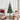Slanke Kerstboom Groen en Wit 150 cm PVC en massief dennenhout