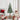 Slanke Kerstboom Groen en Wit 150 cm PVC en massief dennenhout