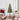 Slanke Kerstboom Groen en Wit 150 cm PVC en massief dennenhout