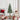 Slanke Kerstboom Groen en Wit 150 cm PVC en massief dennenhout