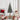 Slanke Kerstboom Groen en Wit 150 cm PVC en massief dennenhout