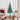 Slanke Kerstboom Groen en Wit 150 cm PVC en massief dennenhout