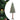 Slanke Kerstboom Groen en Wit 180 cm PVC en massief dennenhout
