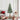 Slanke Kerstboom Groen en Wit 180 cm PVC en massief dennenhout