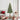 Slanke Kerstboom Groen en Wit 180 cm PVC en massief dennenhout
