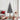 Slanke Kerstboom Groen en Wit 180 cm PVC en massief dennenhout