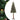 Slanke Kerstboom Groen en Wit 210 cm PVC en massief dennenhout