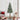Slanke Kerstboom Groen en Wit 210 cm PVC en massief dennenhout