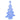 Kerstboom met 100 LED Blauw 120 cm Acryl