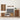 4 Delige TV Kast Set Wandgemonteerd Oud hout Bewerkt hout