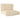 2-delig Pallet Kussen Set Beige Oxford Stoffering