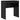 Schrijfbureau Zwart Eiken Bewerkt Hout 70 x 40 x 76 cm