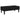 Bank Zwart 113x57x39 cm Stof