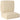 2-delige palletkussenset Beige Oxford-stof