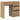 Bruin Schrijfbureau Artisan eiken Bewerkt hout Compact Opslag