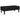 Bank Zwart 113x57x39 cm Velvet