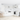 Keukenkast Kalmar 2 pcs Wit 80 x 46 x 81.5 cm Bewerkt hout
