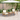 Tuin Sofa Set 3 pcs Bruin 45 x 45 x 38cm Massief acaciahout