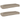 Pallet Kussen Set 2 pcs Taupe 100 x 40 x 8 cm Oxford stof